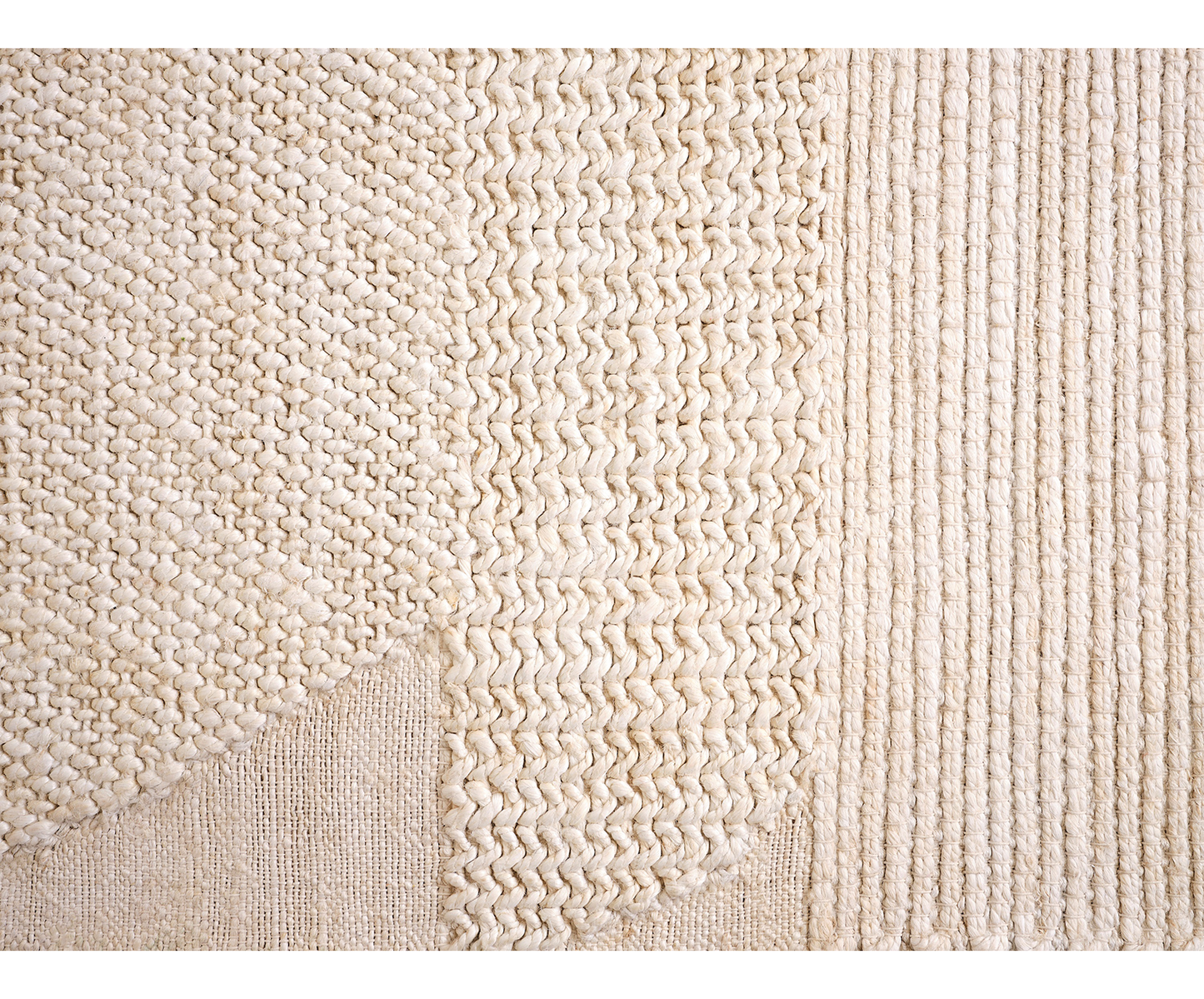 KNOTTY RUG WHITE