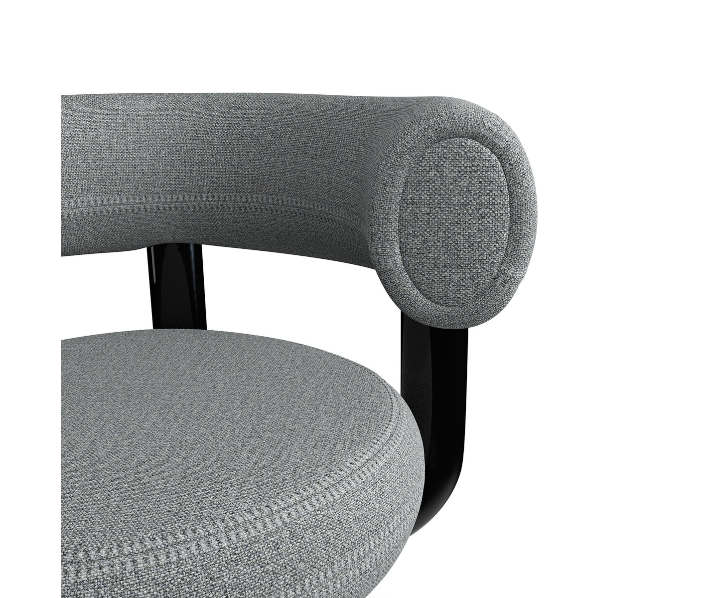 FAT WORK CHAIR BLACK STEEL QUICK SHIPMENT