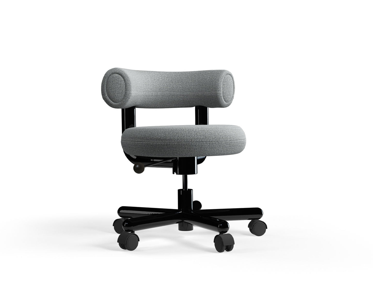 FAT WORK CHAIR BLACK STEEL QUICK SHIPMENT