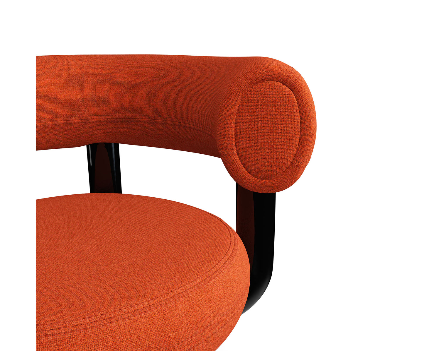 FAT WORK CHAIR BLACK STEEL