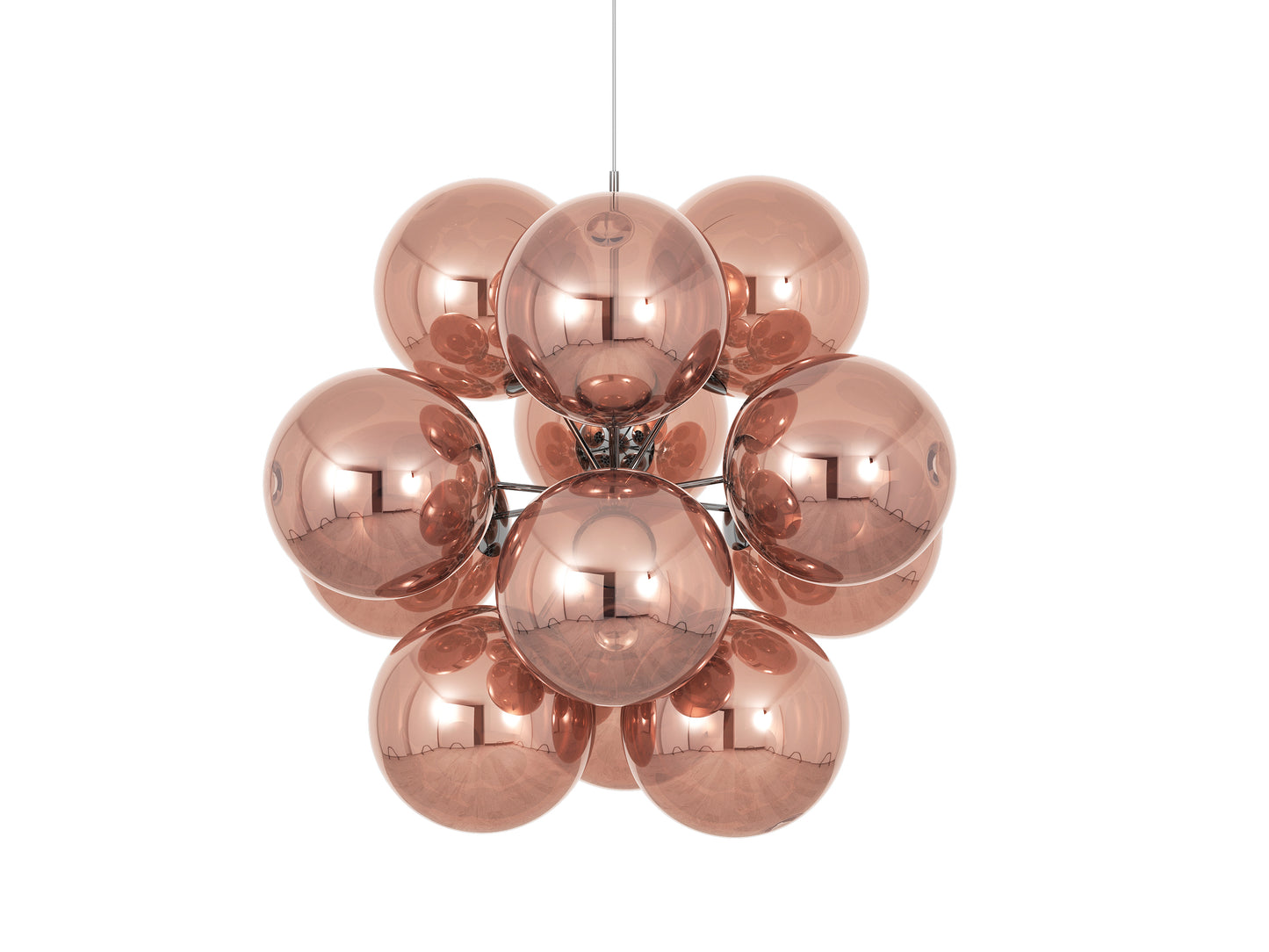GLOBE BURST CHANDELIER