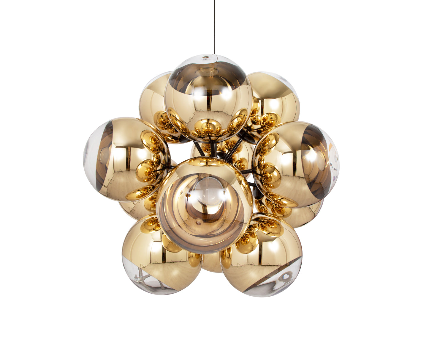 MIRROR BALL BURST CHANDELIER