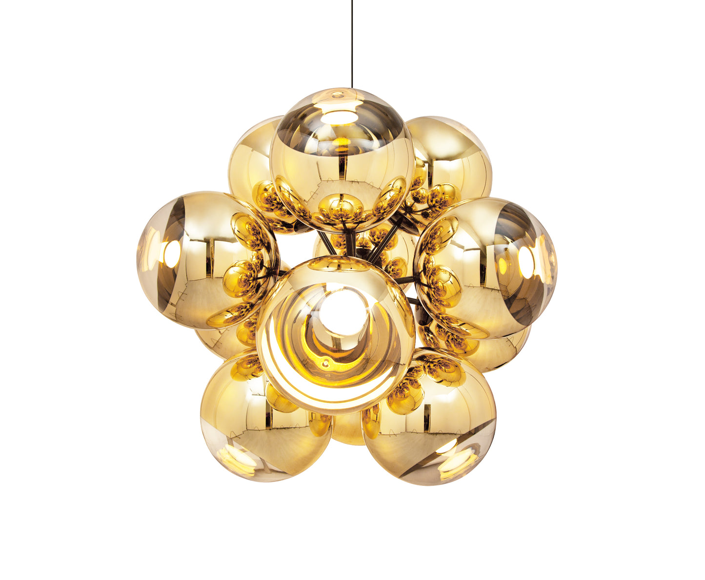 MIRROR BALL BURST CHANDELIER
