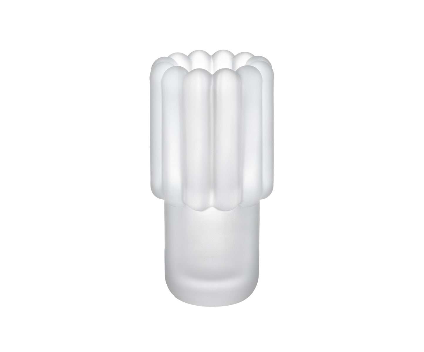 PRESS MEDIUM VASE FROSTED