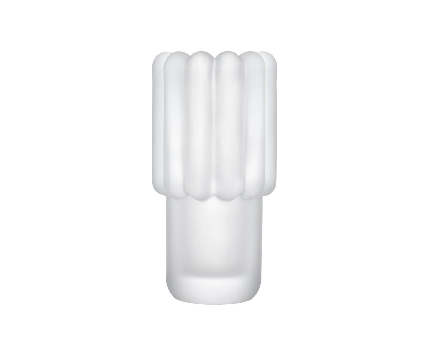PRESS MEDIUM VASE FROSTED
