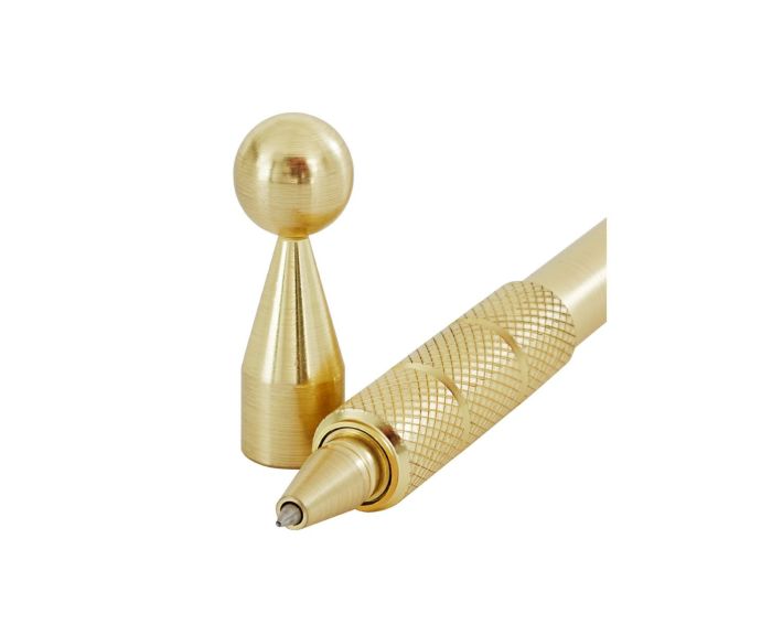 COG PEN BRASS BALL