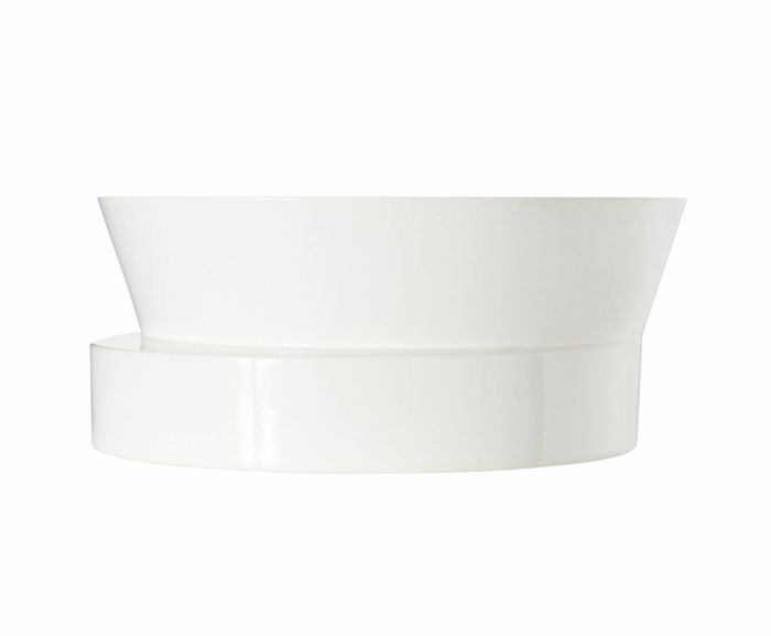 BLOCK BOWL WHITE GLOSS