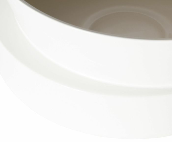 BLOCK BOWL WHITE GLOSS