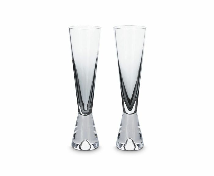 TANK CHAMPAGNE GLASS X2