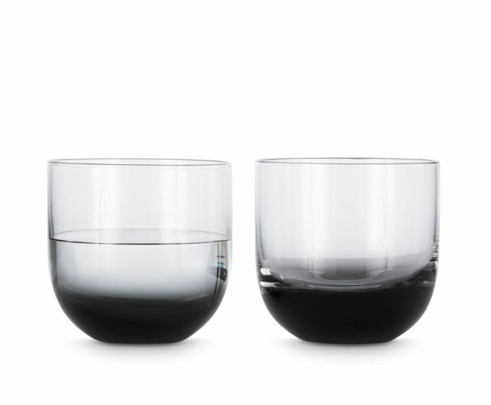 TANK WHISKEY GLASS X2