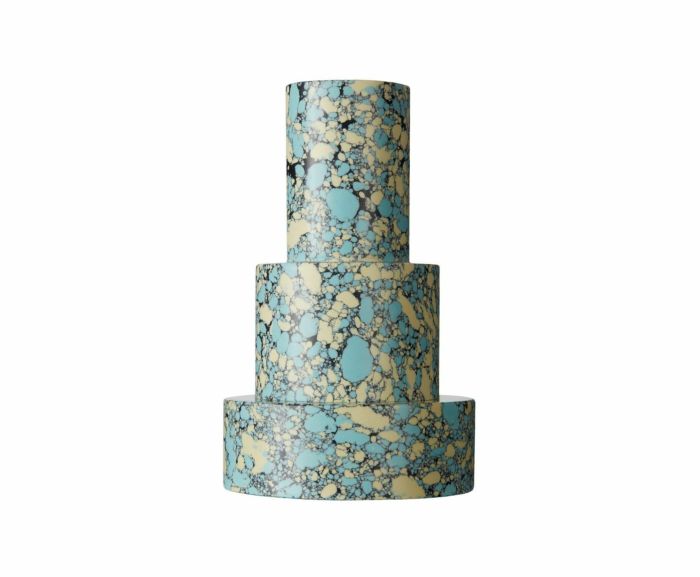 SWIRL STEPPED CANDLEHOLDER