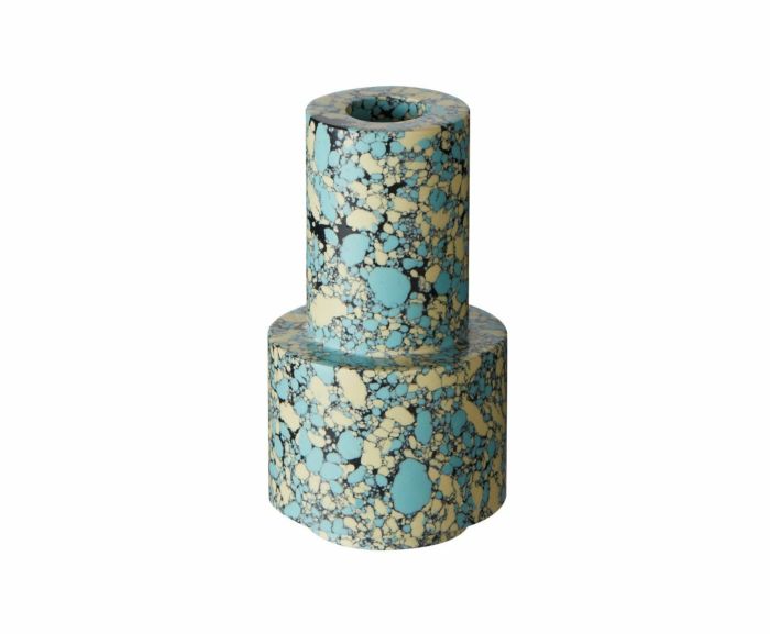 SWIRL STEPPED CANDLEHOLDER