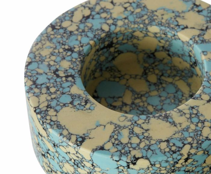 SWIRL STEPPED CANDLEHOLDER