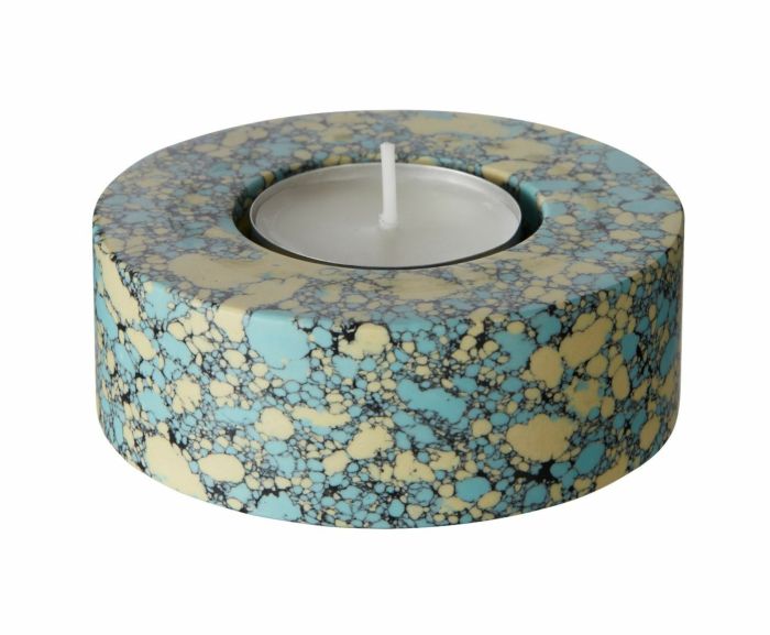 SWIRL STEPPED CANDLEHOLDER