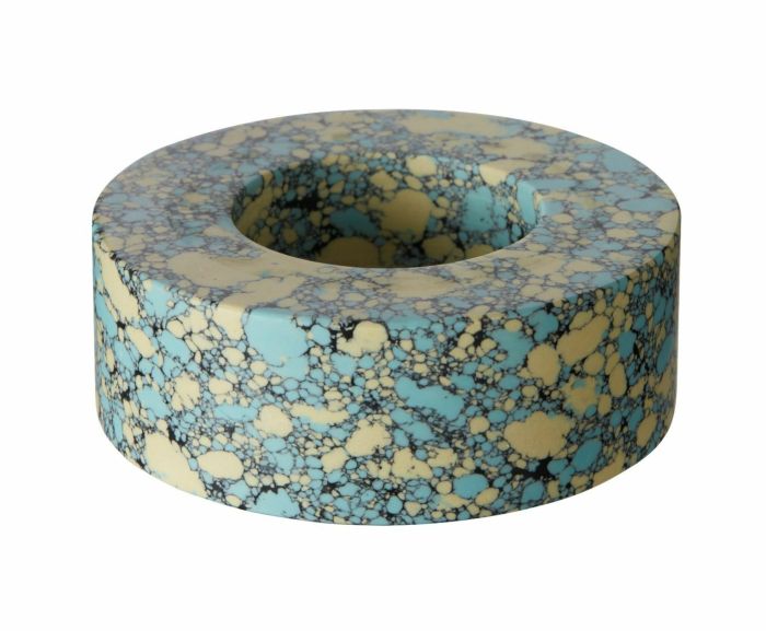 SWIRL STEPPED CANDLEHOLDER