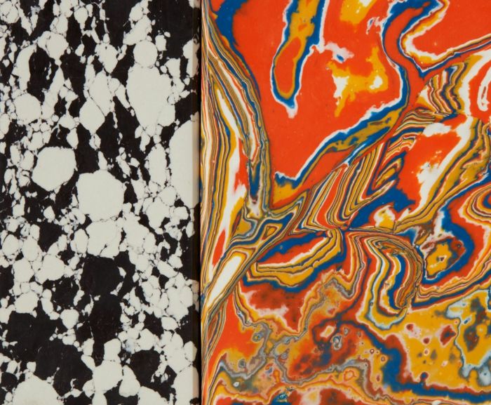 SWIRL STEPPED BOOKEND SET