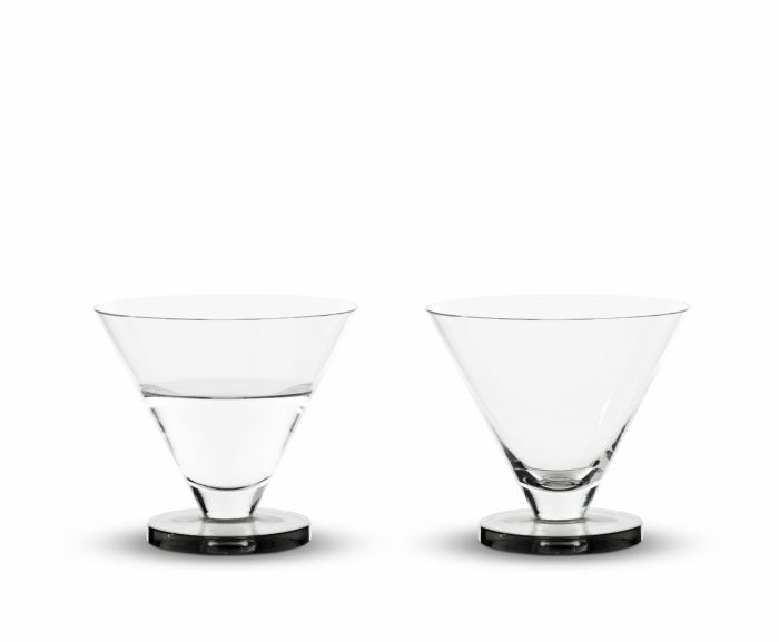 PUCK COCKTAIL GLASS X 2