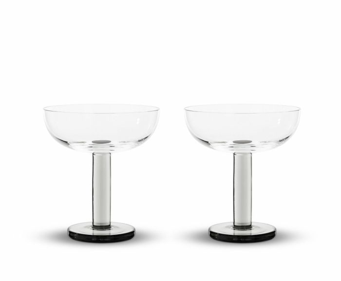 PUCK COUPE GLASS X 2