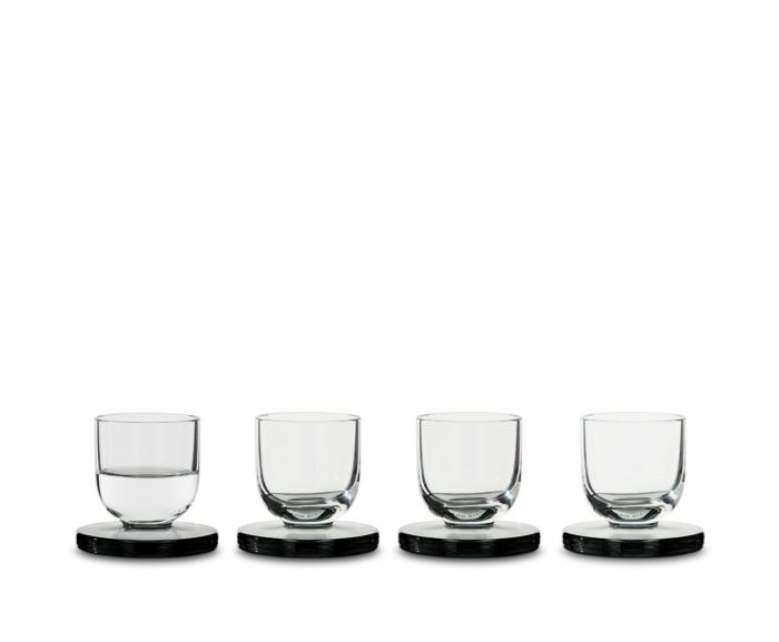 PUCK SHOT GLASSES X 4
