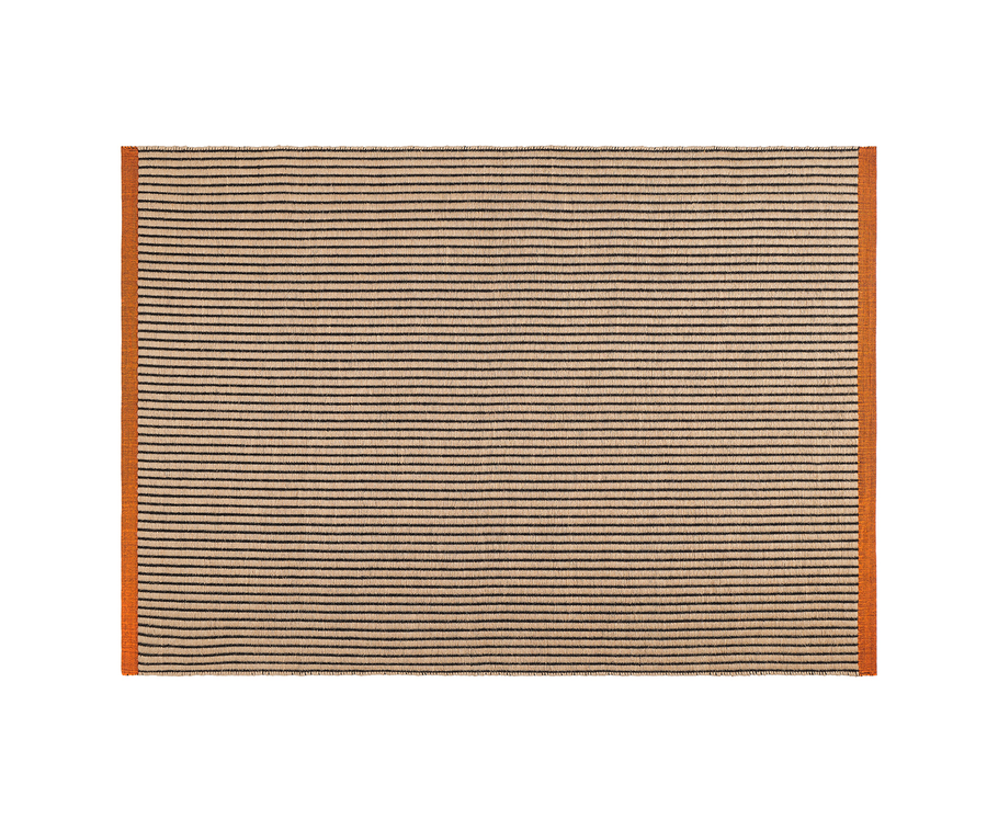 LINE RUG BLACK