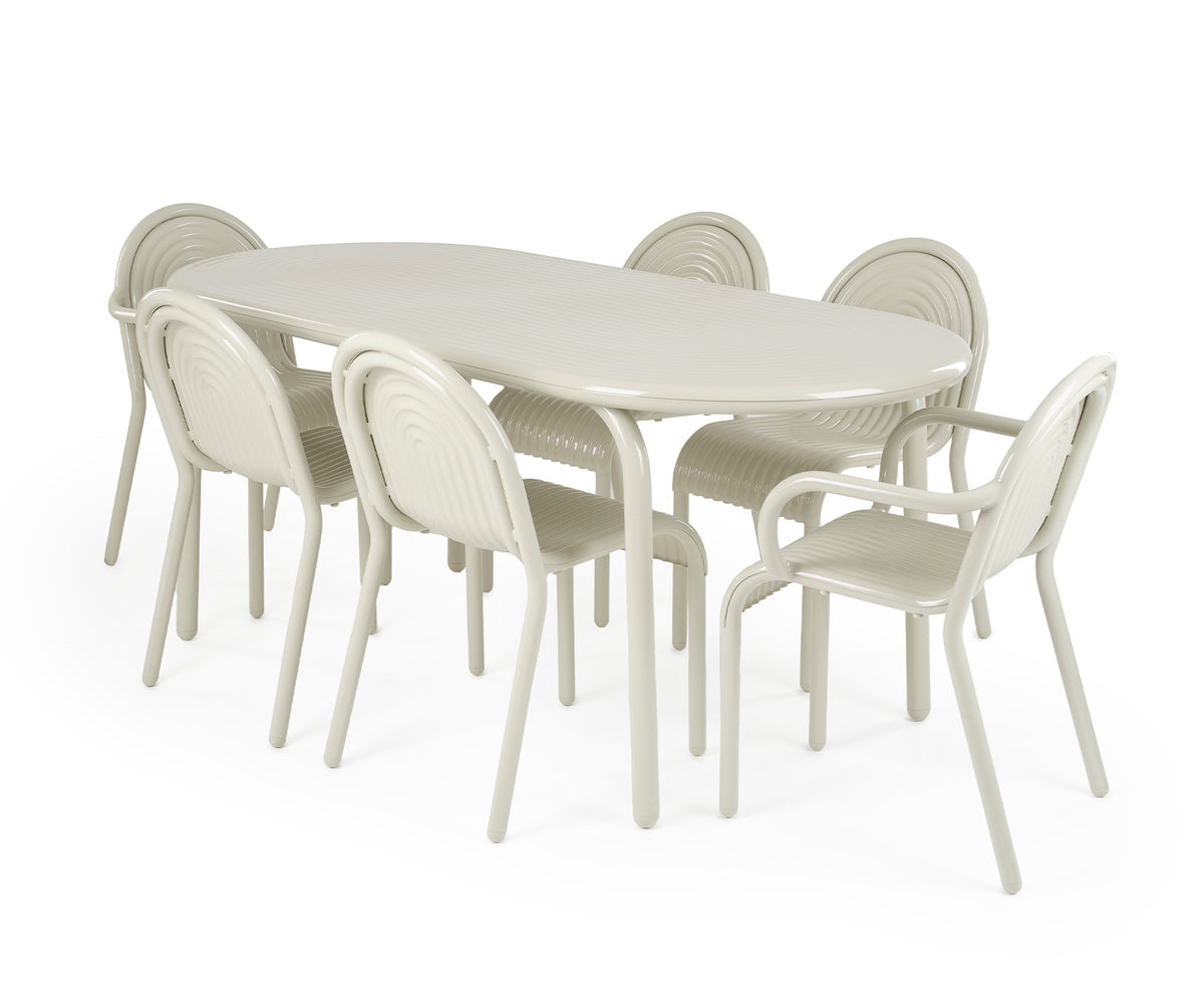 GROOVE OBROUND TABLE 185