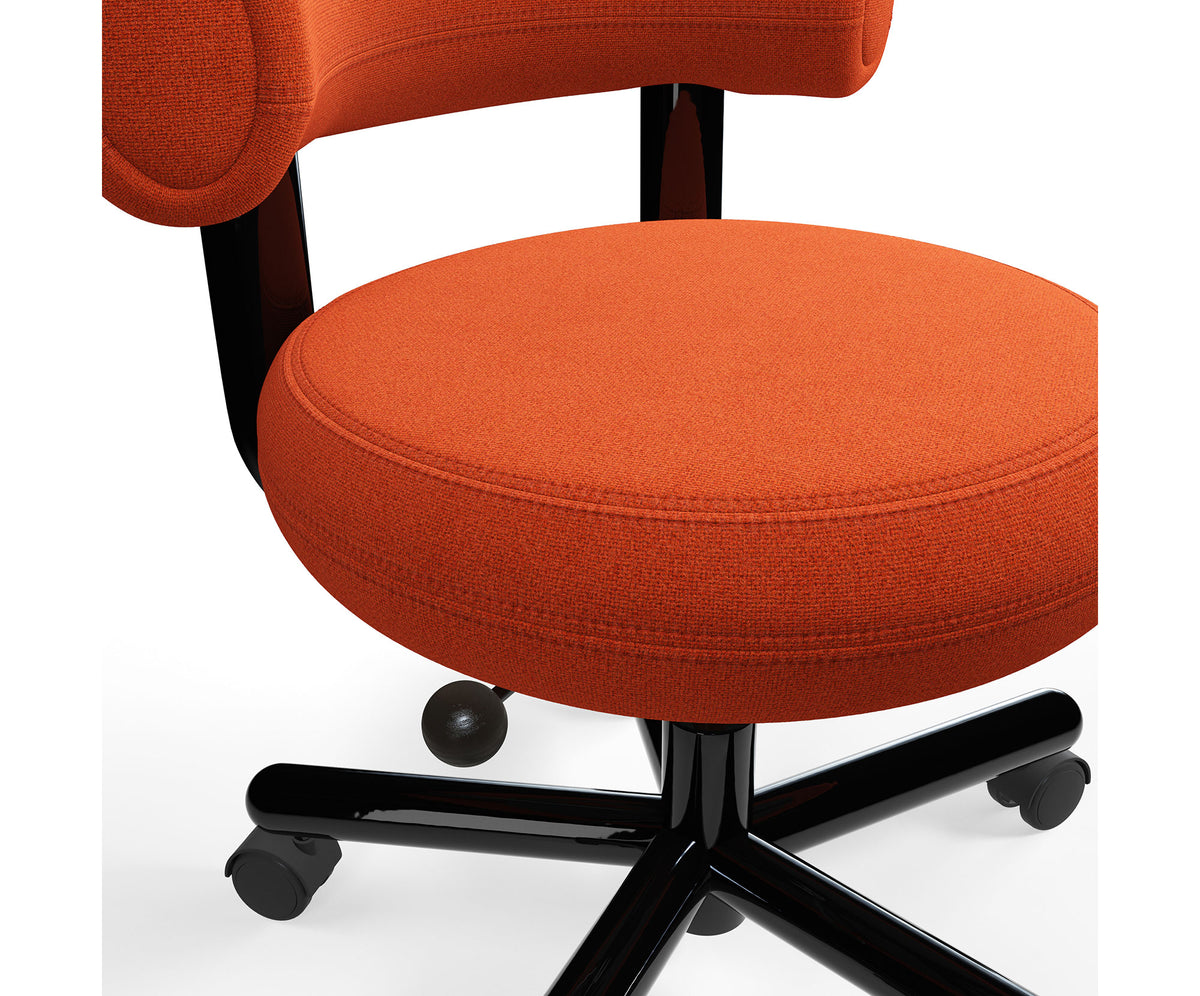 FAT WORK CHAIR BLACK STEEL