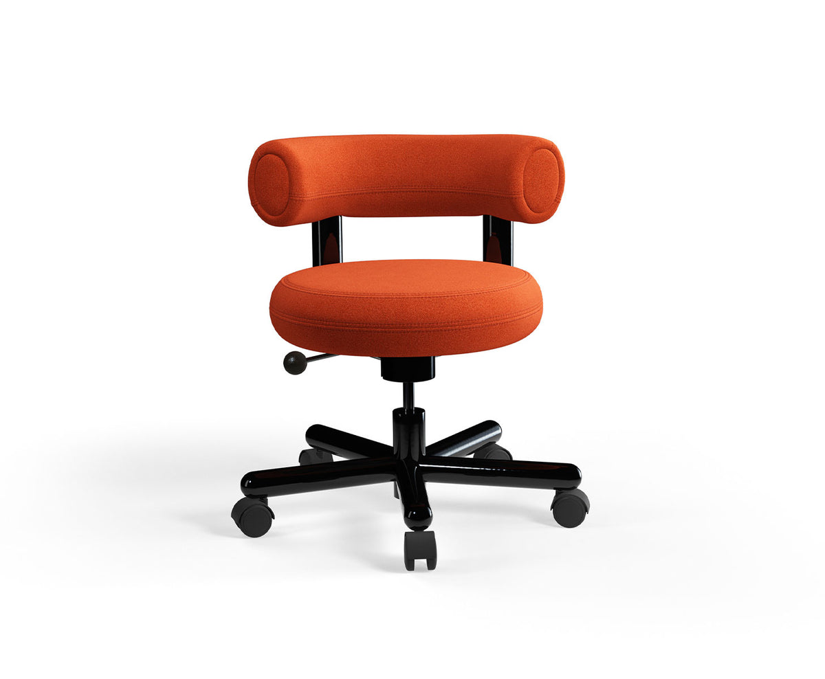 FAT WORK CHAIR BLACK STEEL