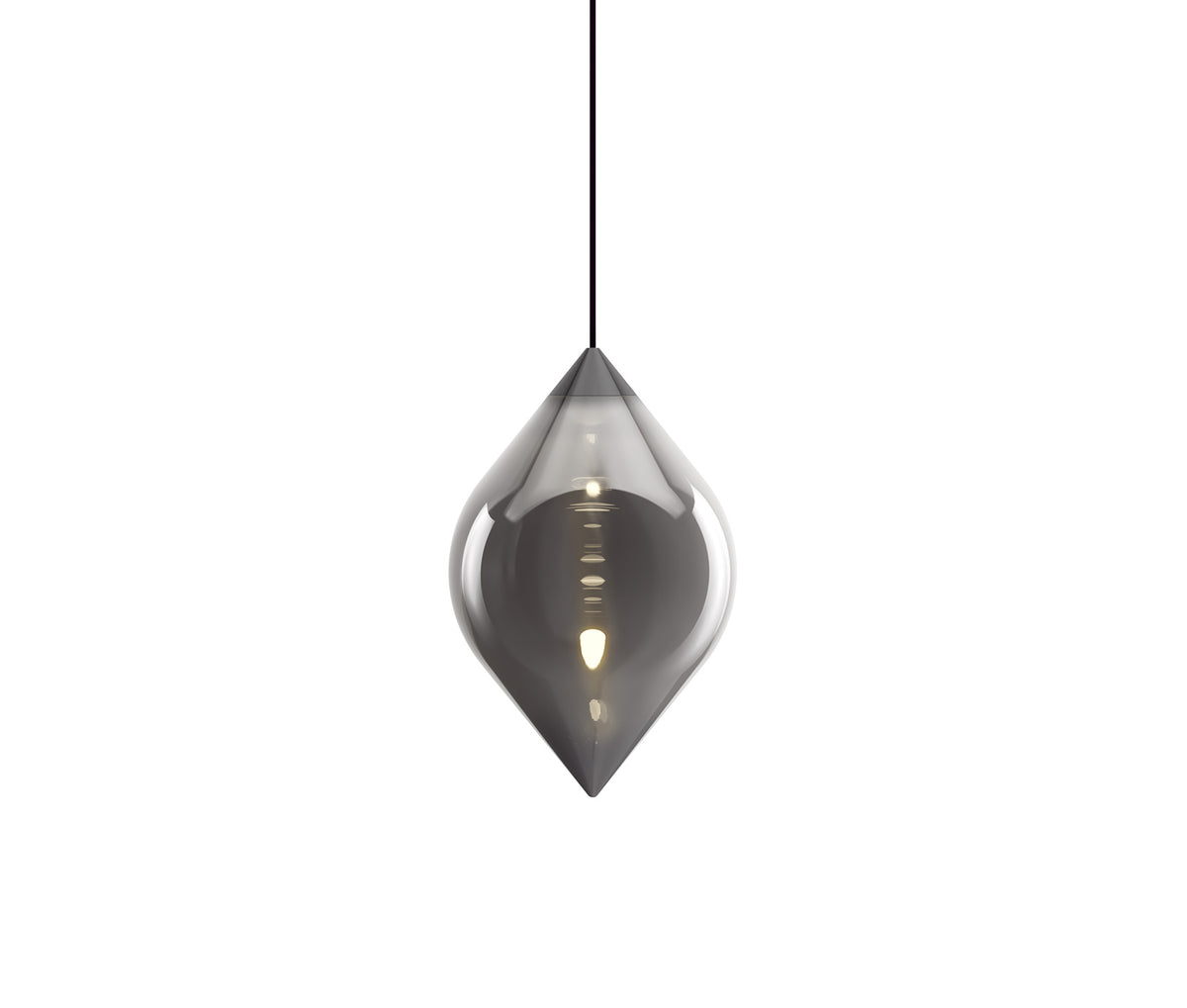 FLARE TOP PENDANT SILVER