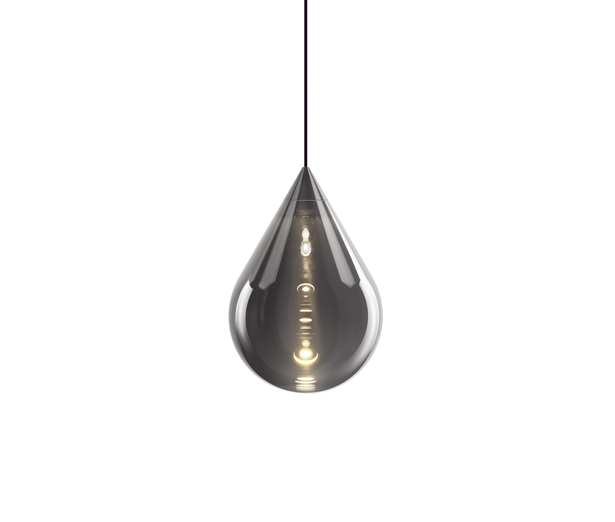 FLARE BEAD PENDANT SILVER