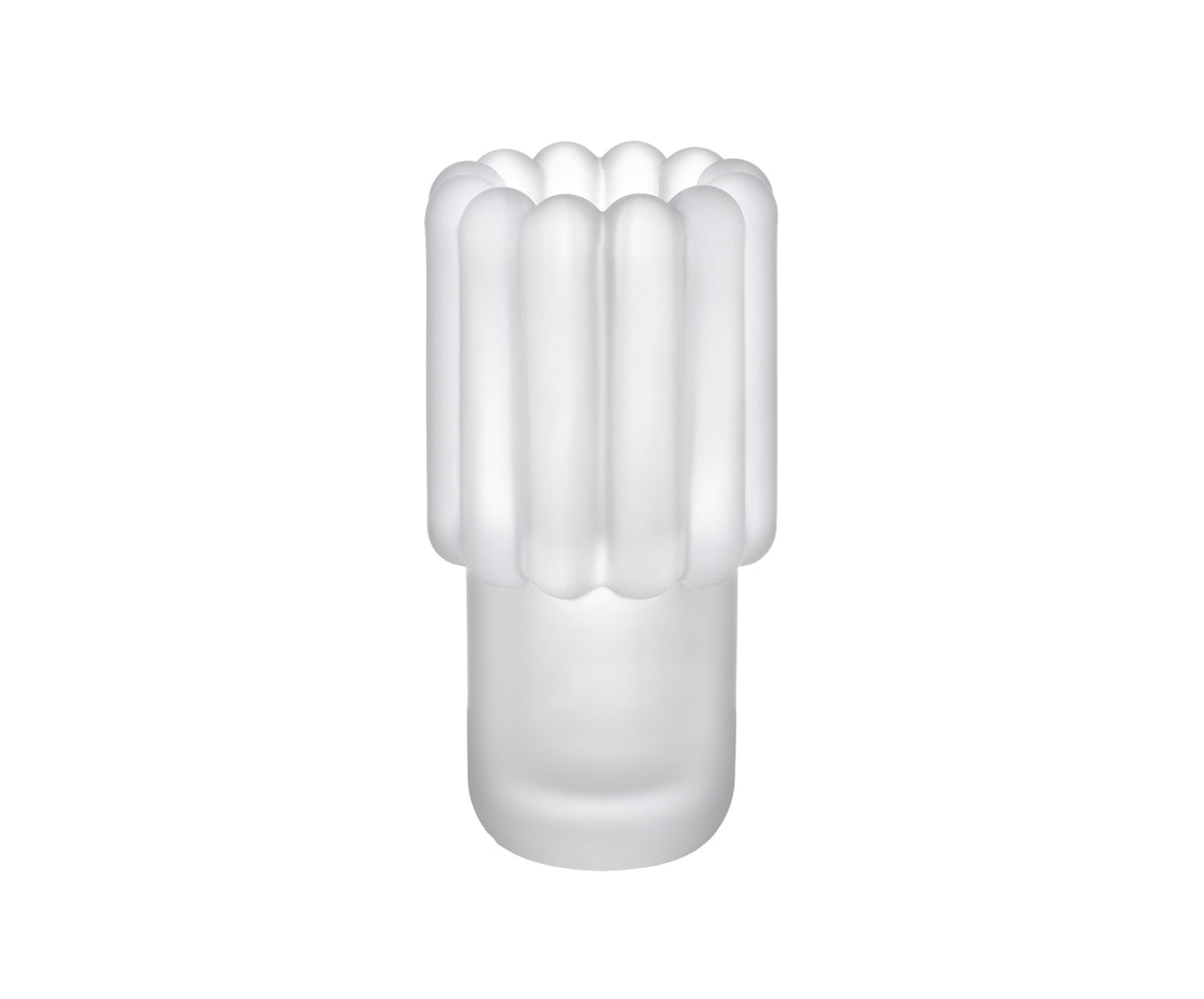 PRESS MEDIUM VASE FROSTED