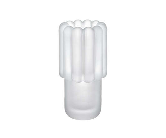 PRESS MEDIUM VASE FROSTED