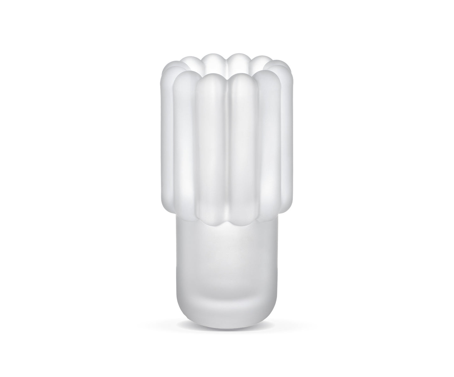 PRESS MEDIUM VASE FROSTED