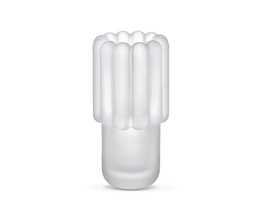 PRESS MEDIUM VASE FROSTED
