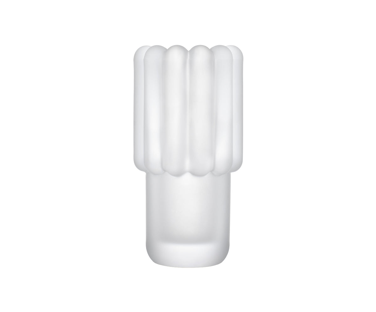 PRESS MEDIUM VASE FROSTED