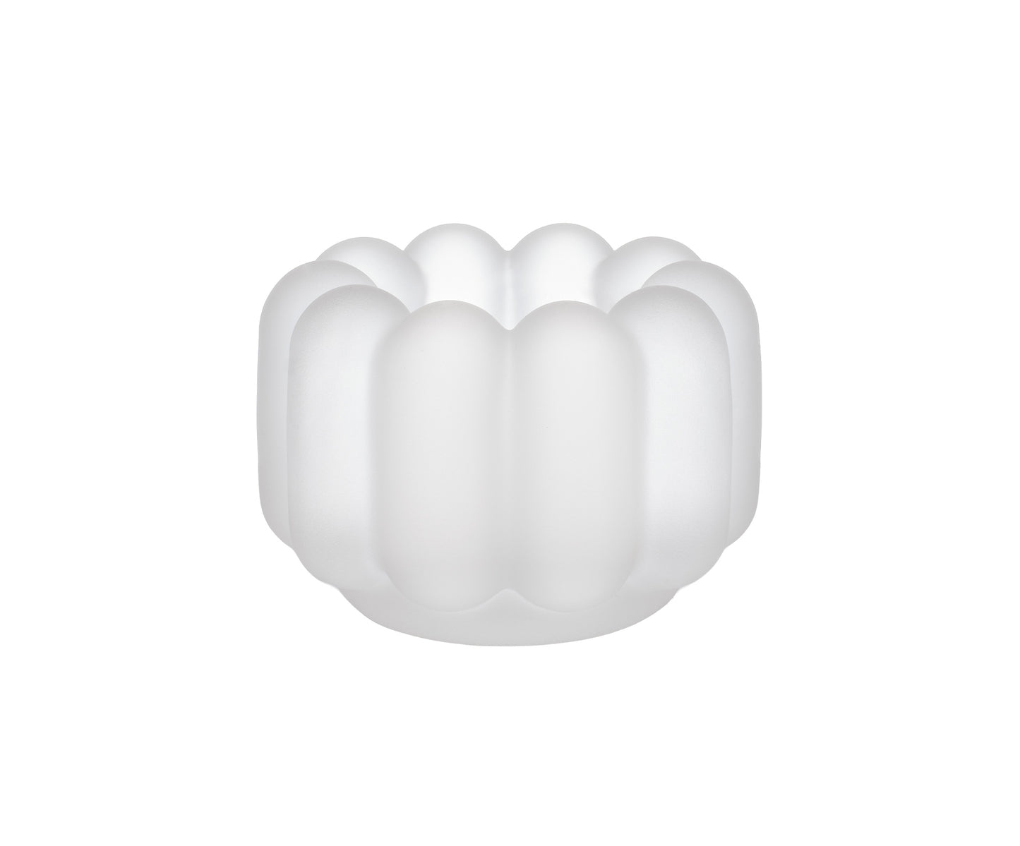 PRESS TEALIGHT VERTICAL FROSTED