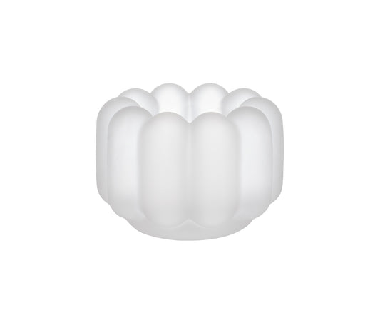 PRESS TEALIGHT VERTICAL FROSTED