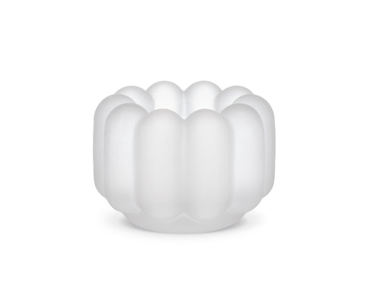 PRESS TEALIGHT VERTICAL FROSTED