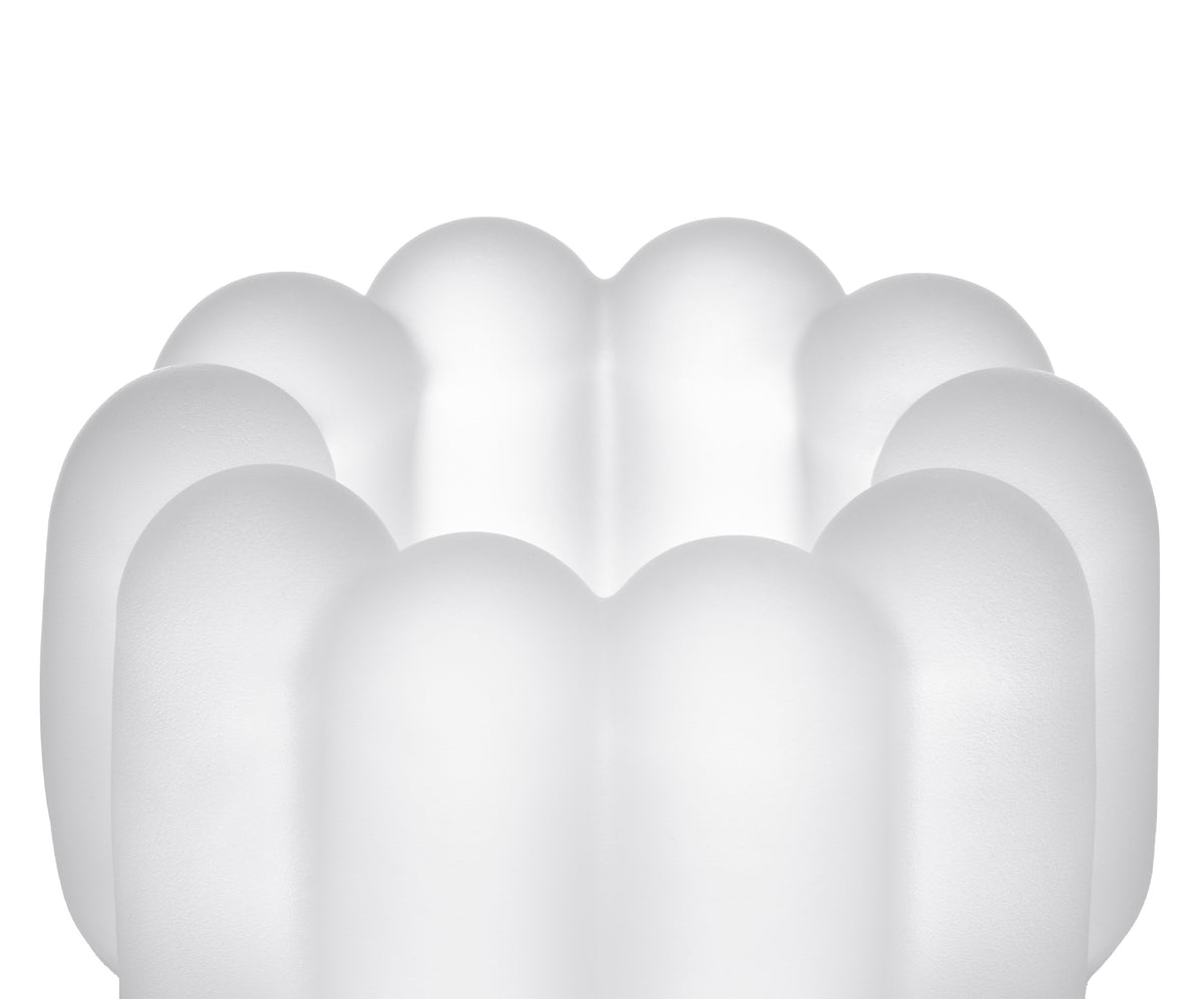 PRESS TEALIGHT VERTICAL FROSTED