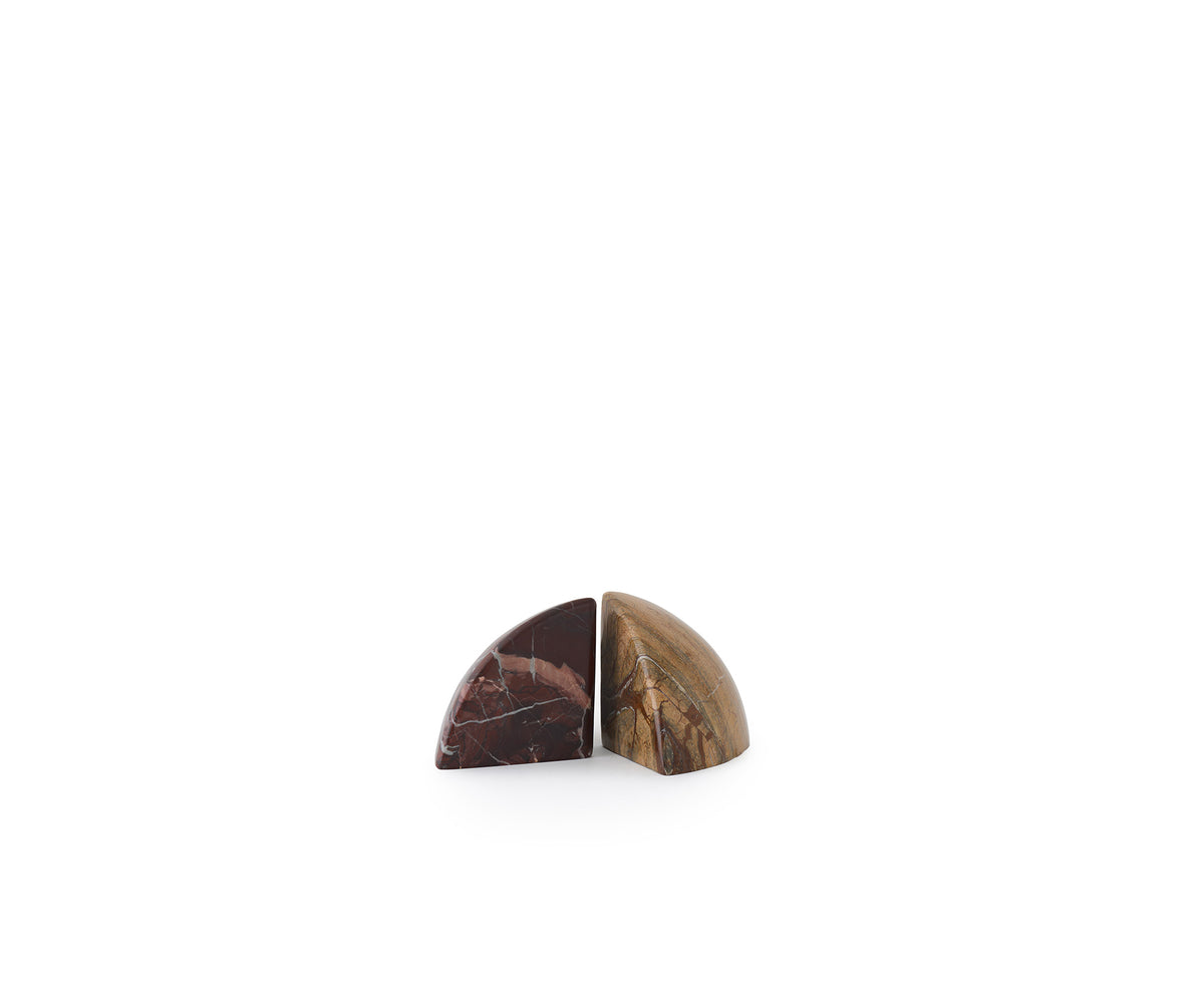 BOULDER SET OF 2 BOOKENDS