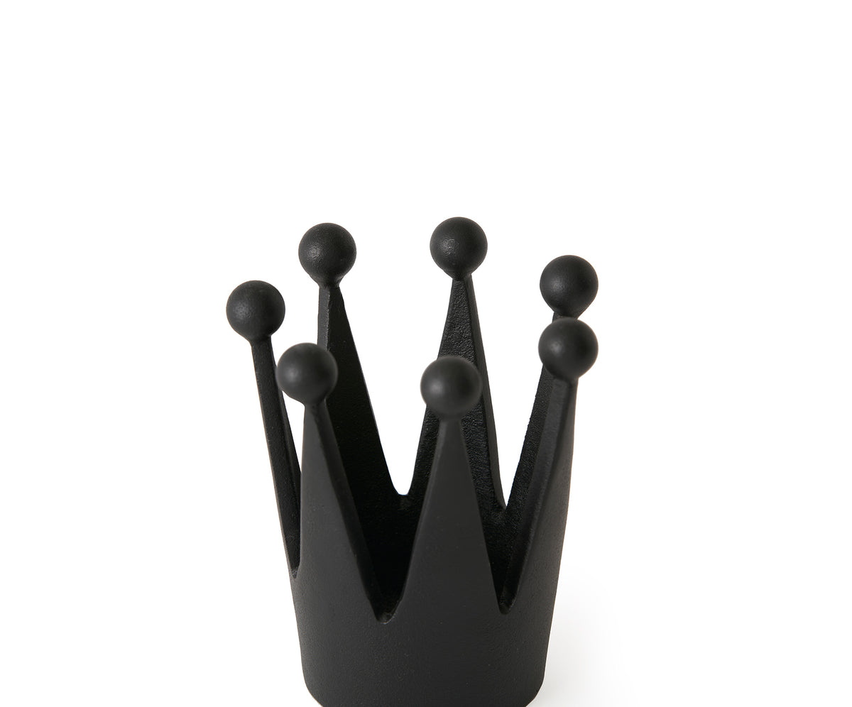 CAST IRON CROWN TEALIGHT
