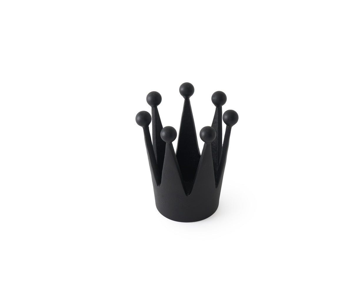 CAST IRON CROWN TEALIGHT