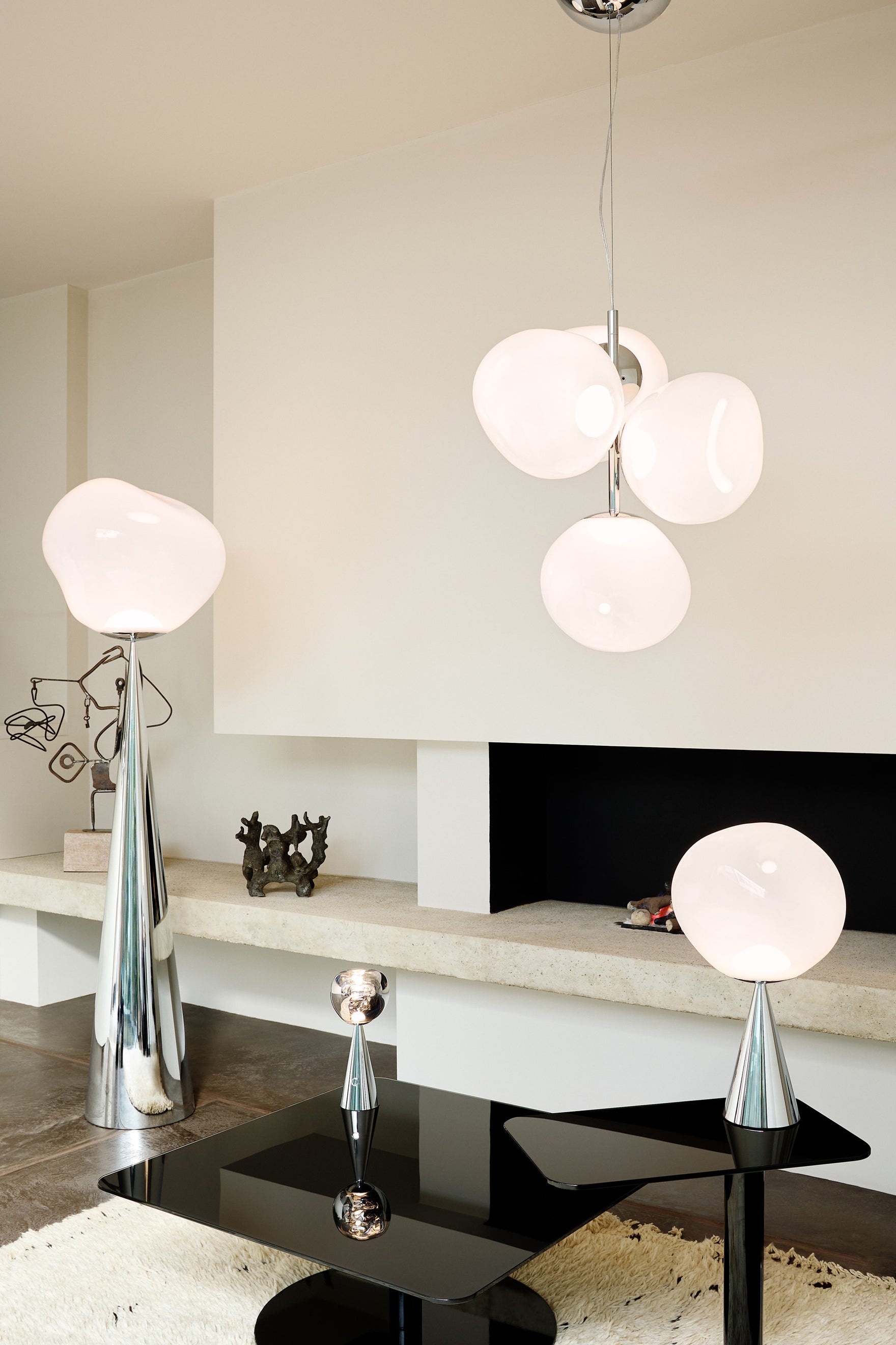 MELT CONE FAT FLOOR SILVER – Tom Dixon ONLINE STORE – トム