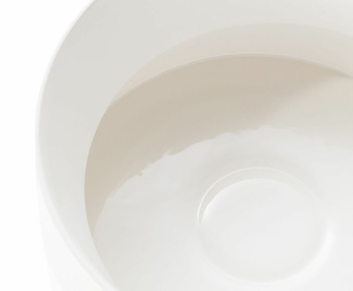 BLOCK BOWL WHITE GLOSS