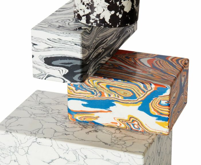 TOM DIXON Swirl Multi 大理石 キャンドルスタンド SWIRL MULTI CANDELABRA – Tom Dixon ONLINE STORE – トムディクソン