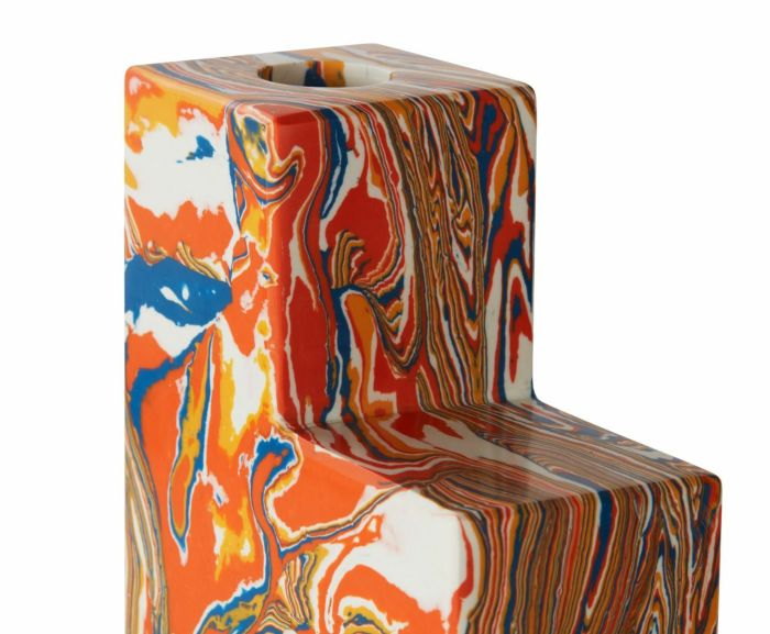 SWIRL STEPPED BOOKEND SET