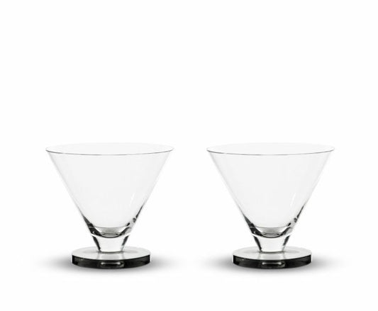 PUCK COCKTAIL GLASS X 2