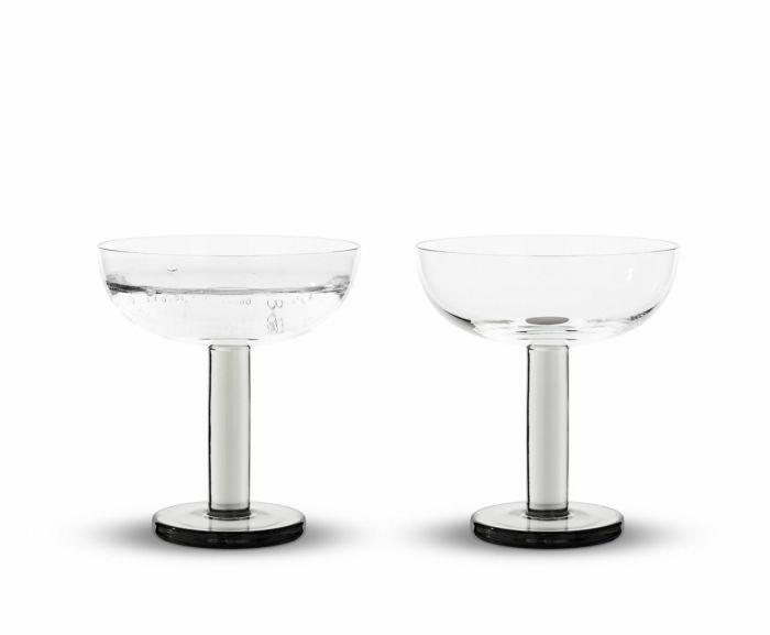 PUCK COUPE GLASS X 2