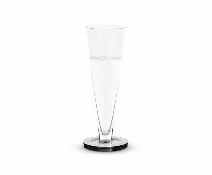 PUCK FLUTE GLASS X 2