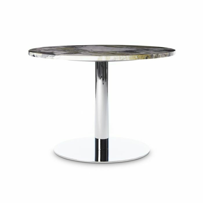 FLASH TABLE CIRCLE CHROME PRIMAVERA