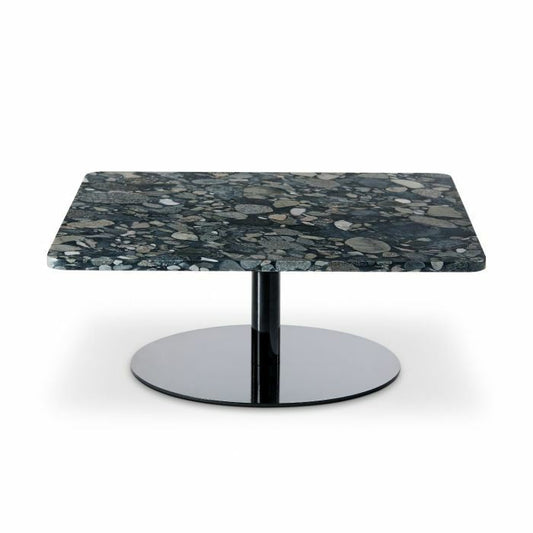 PEBBLE TABLE SQUARE BLACK